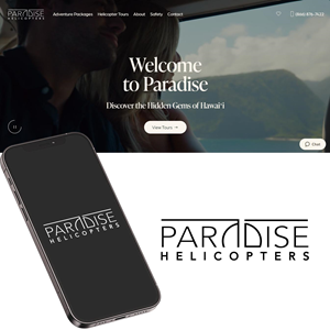Logo Design by ILLUSTRATOR PRO for Paradise Helicopters | Design: #28951401