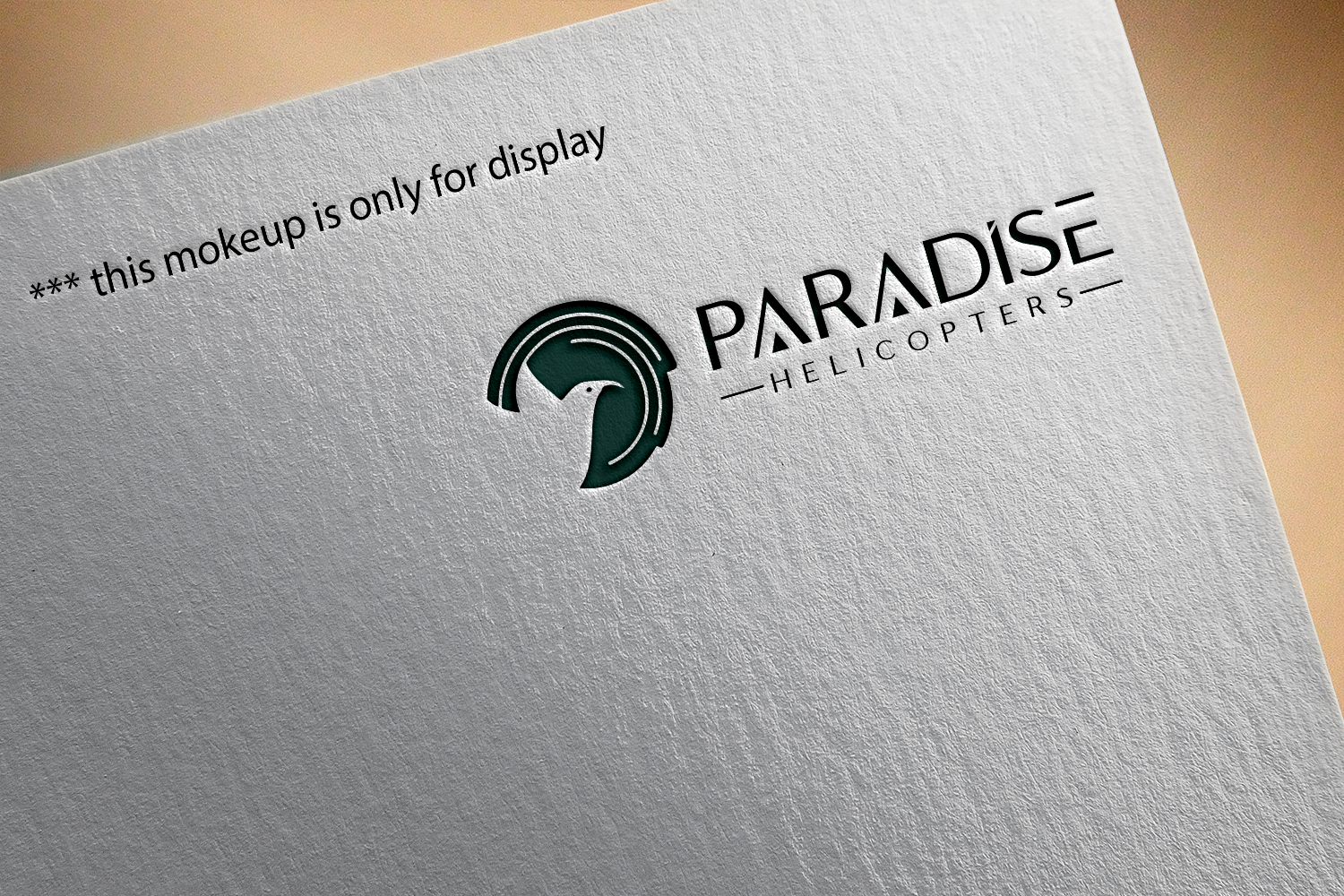 Logo Design by RS_Design for Paradise Helicopters | Design #28910956