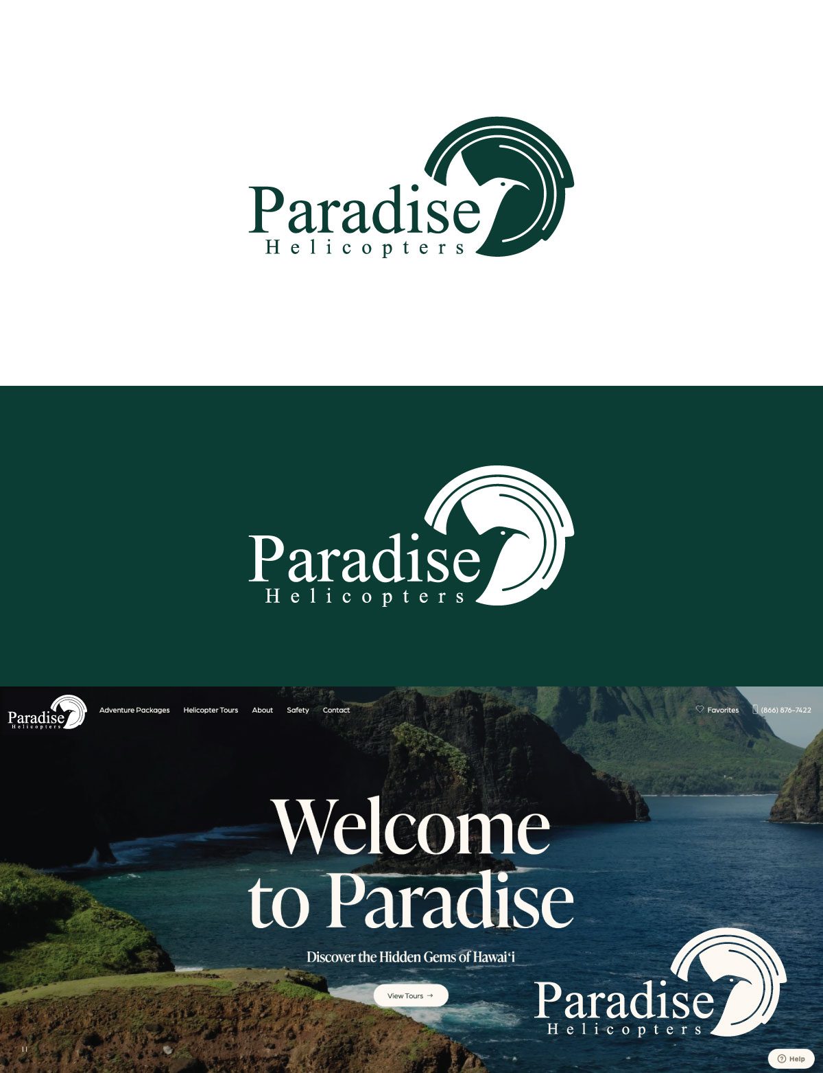 Logo Design by RS_Design for Paradise Helicopters | Design #28917316