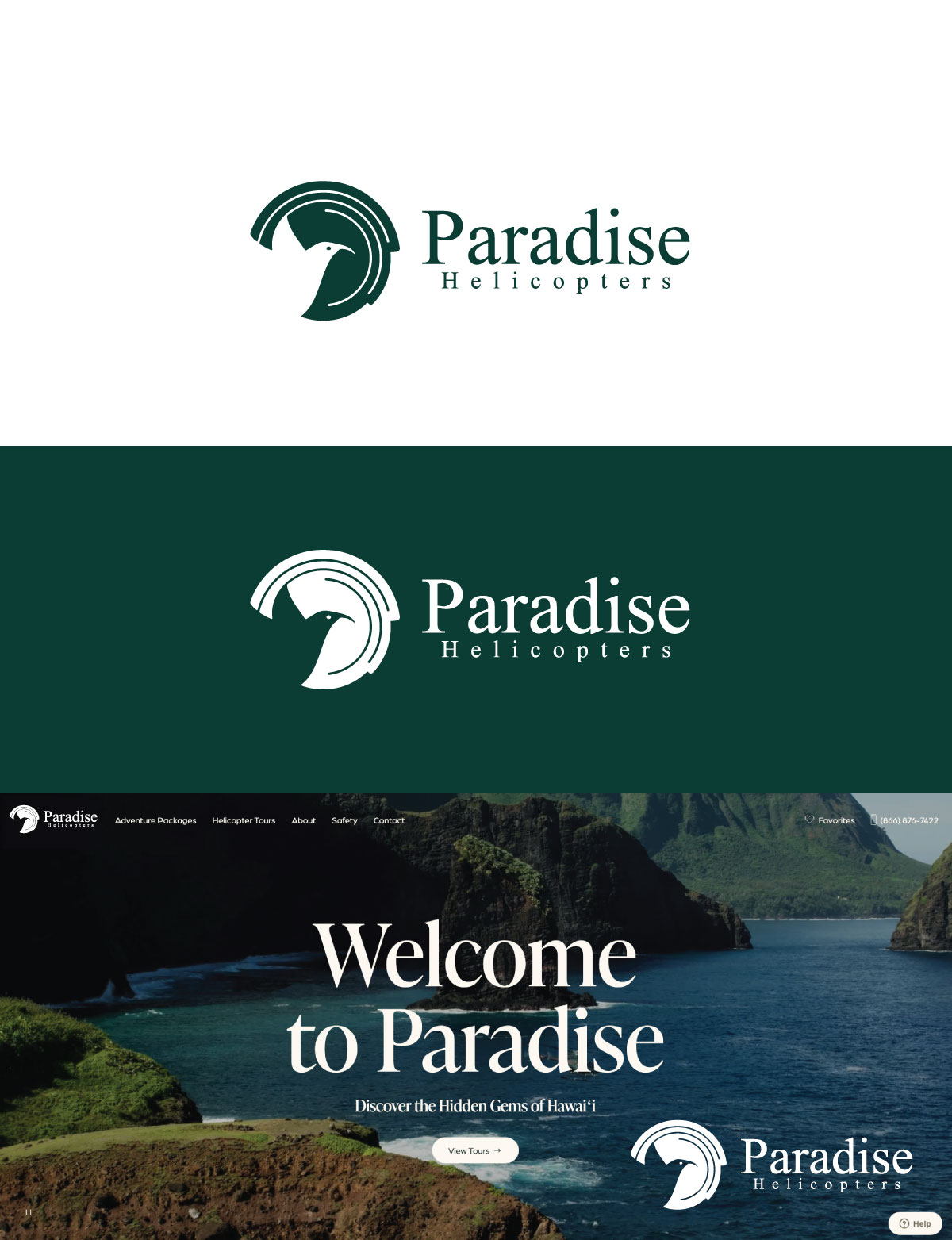 Logo Design by RS_Design for Paradise Helicopters | Design #28917319