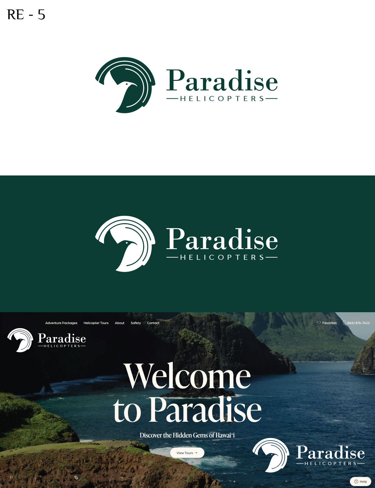 Logo Design by RS_Design for Paradise Helicopters | Design #28922664