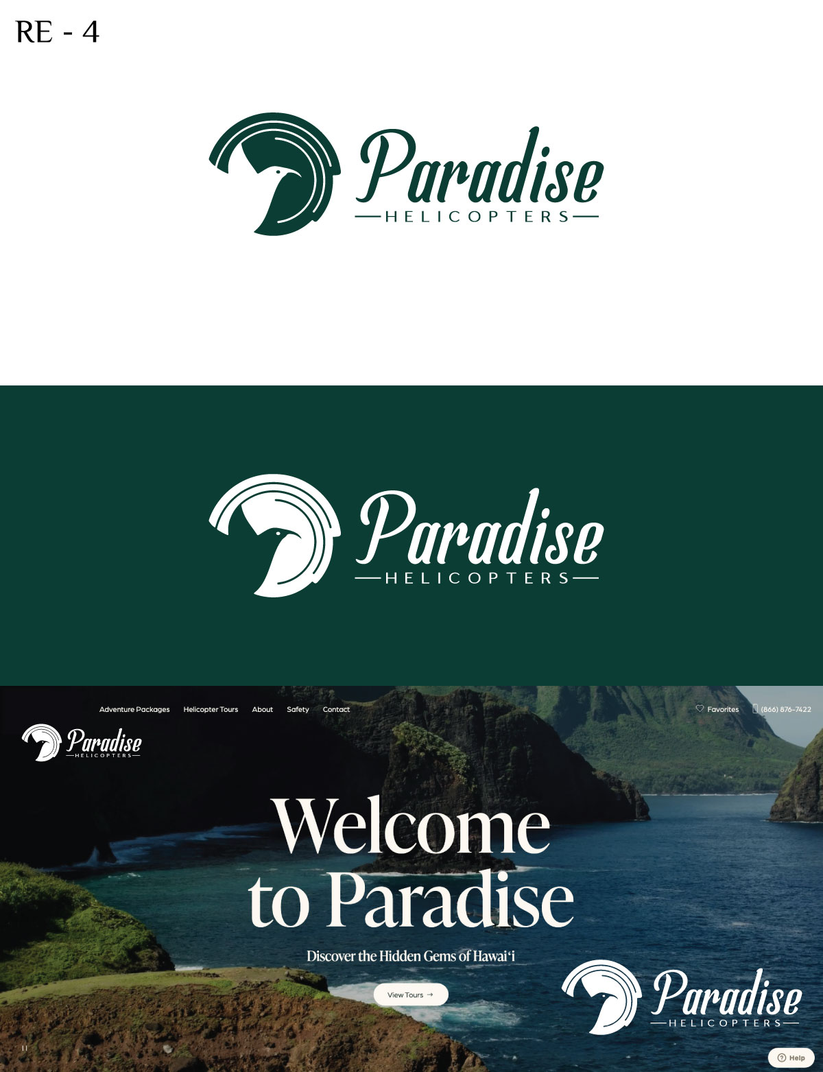 Logo Design by RS_Design for Paradise Helicopters | Design #28922665
