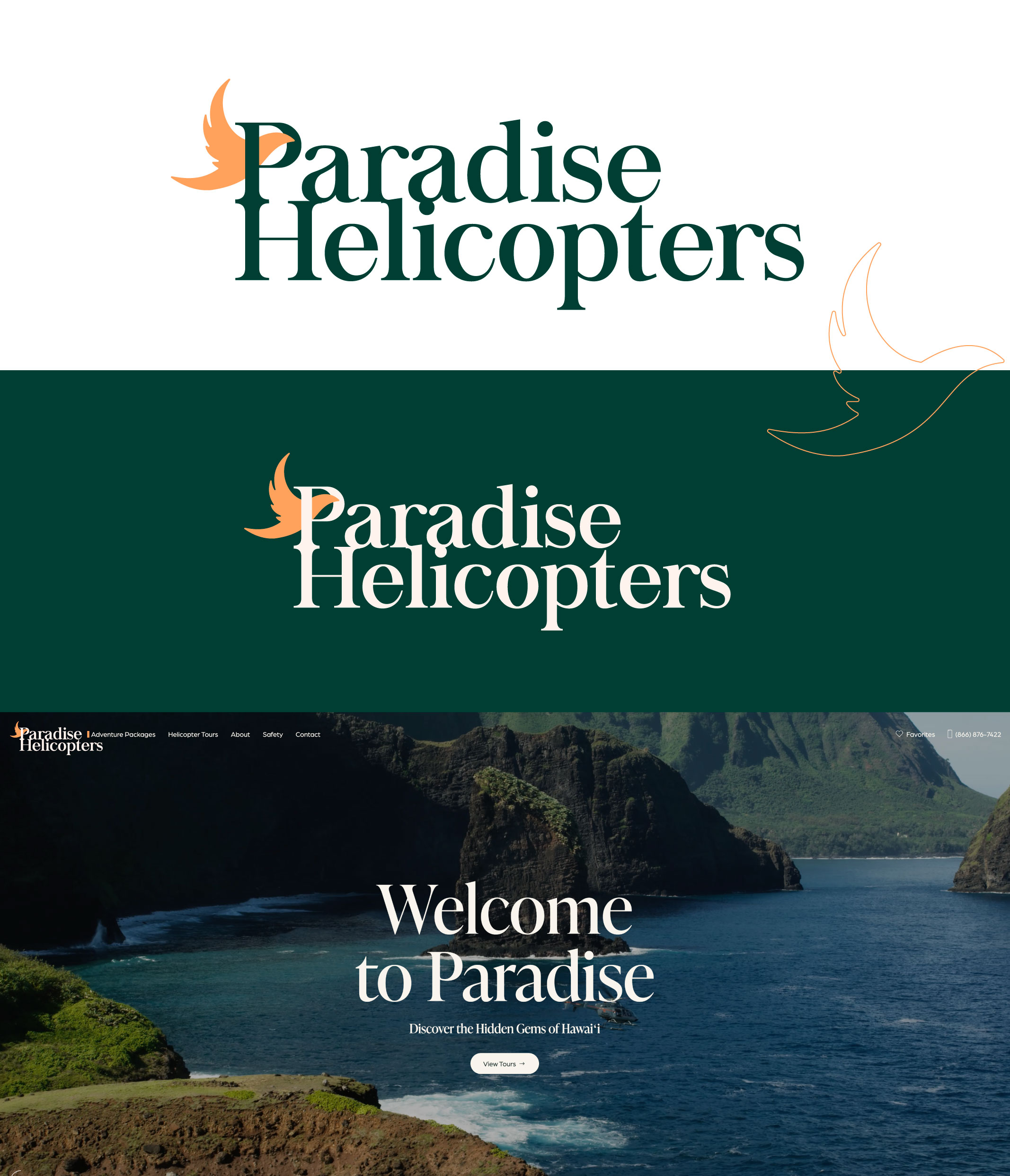 Logo Design by Teoman Furat for Paradise Helicopters | Design #28911844