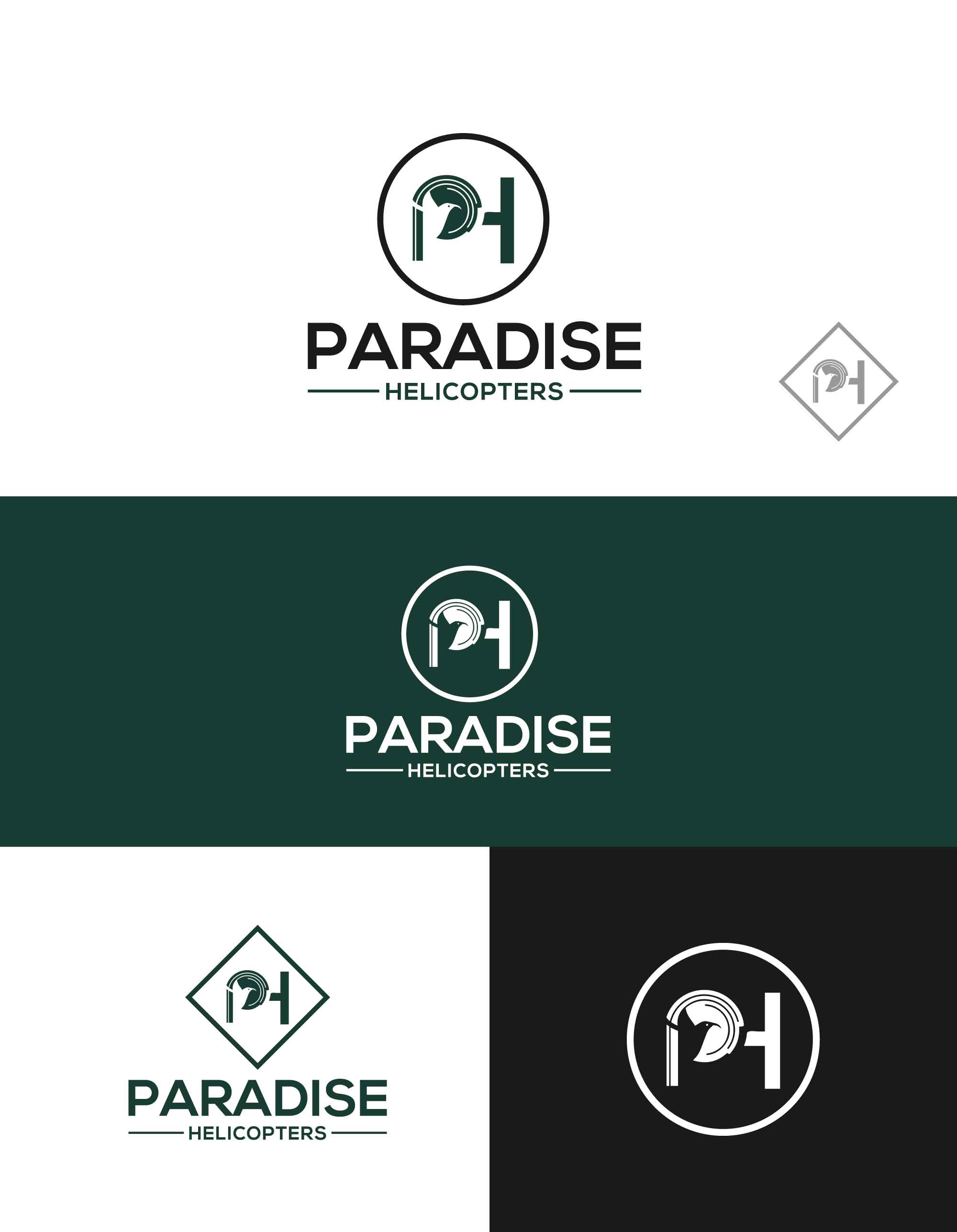 Logo Design by riyad123 for Paradise Helicopters | Design #28913050