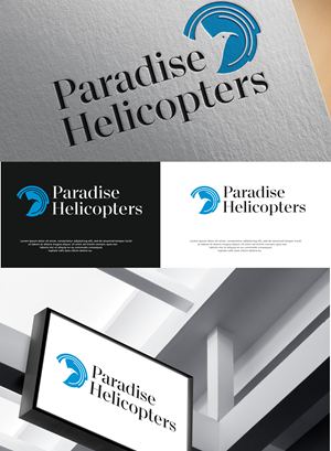 Logo Design by Graphixpointt for Paradise Helicopters | Design: #28909466