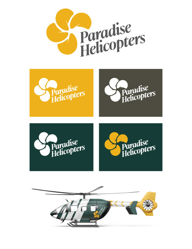 Logo Design by AJbriefcase for Paradise Helicopters | Design #28932093