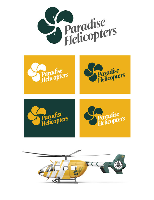 Logo Design by AJbriefcase for Paradise Helicopters | Design #28932133