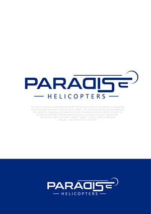 Logo Design by alok bhopatkar for Paradise Helicopters | Design: #28951098