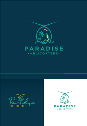 Logo Design by Art Ponds for Paradise Helicopters | Design: #28937580