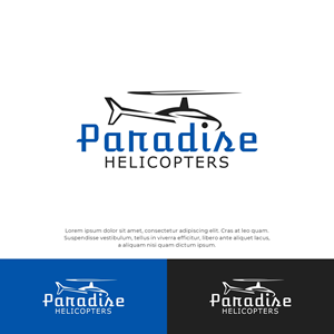 Logo Design by alitjuara for Paradise Helicopters | Design: #28942488