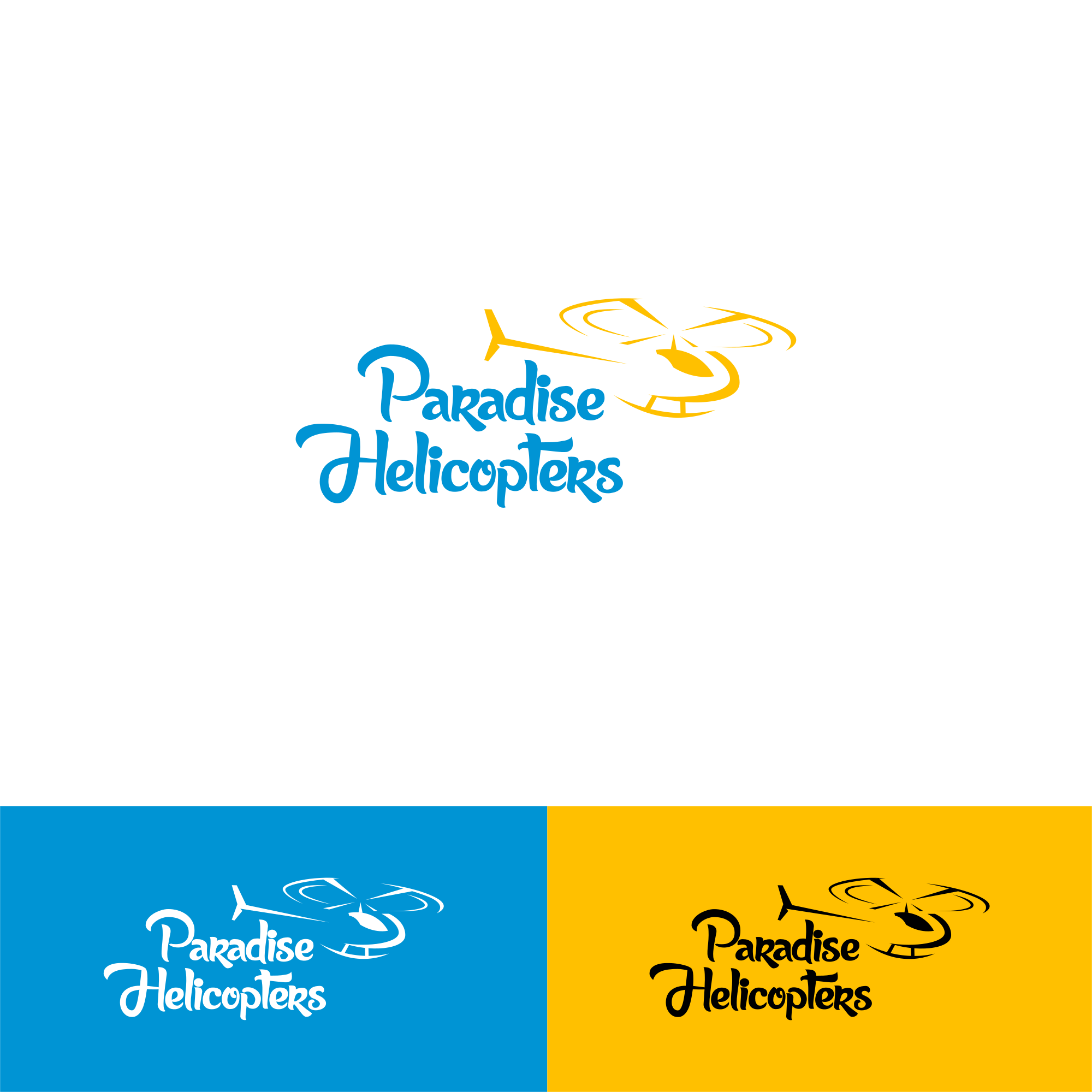 Logo Design by alitjuara for Paradise Helicopters | Design #28942490