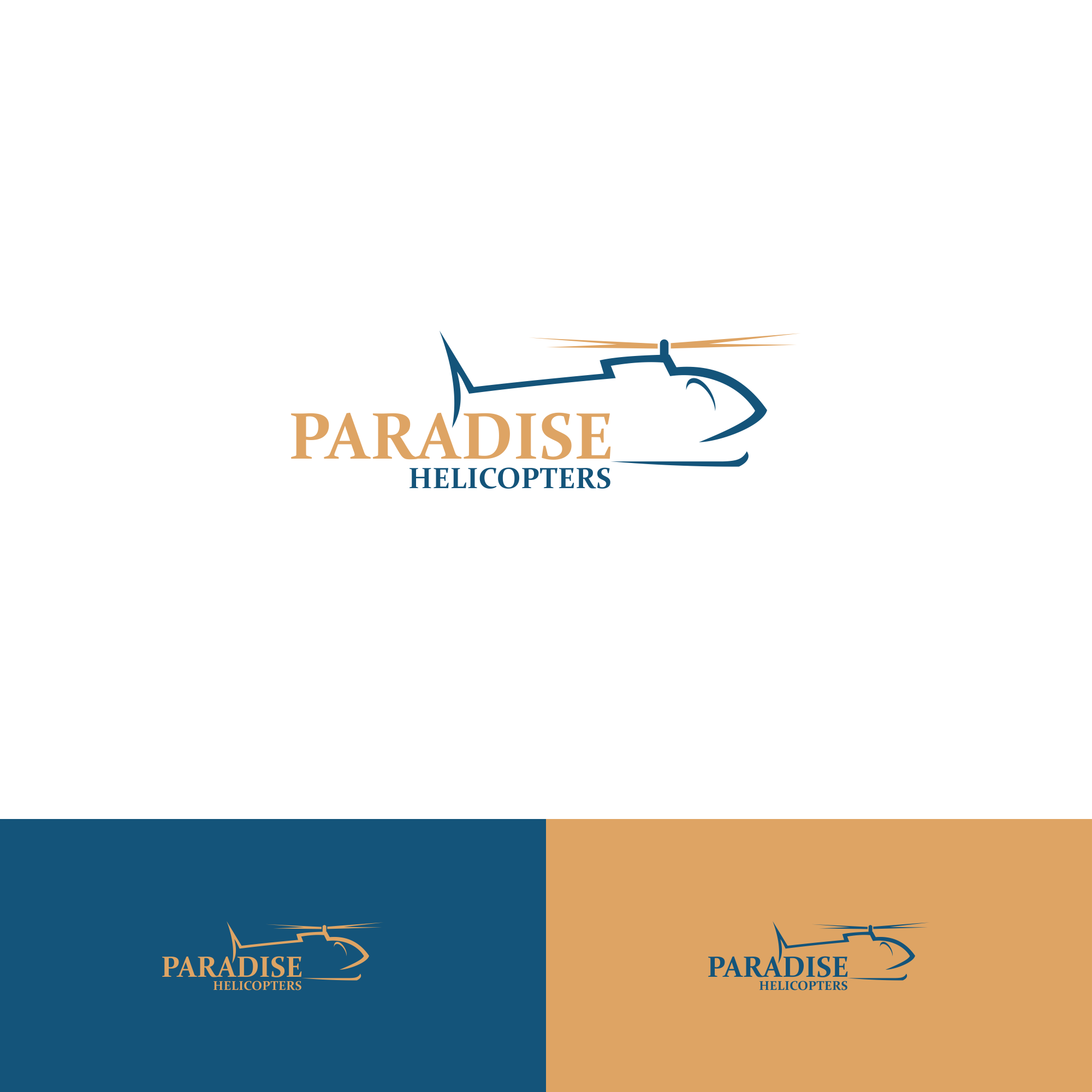 Logo Design by alitjuara for Paradise Helicopters | Design #28942615
