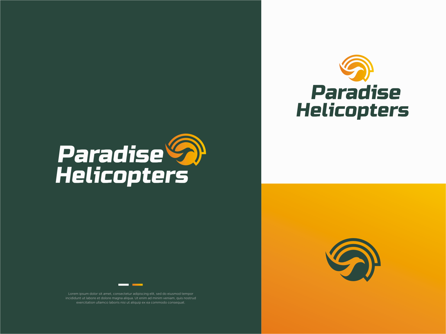 Logo Design by CKS d e s i g n for Paradise Helicopters | Design #28927895