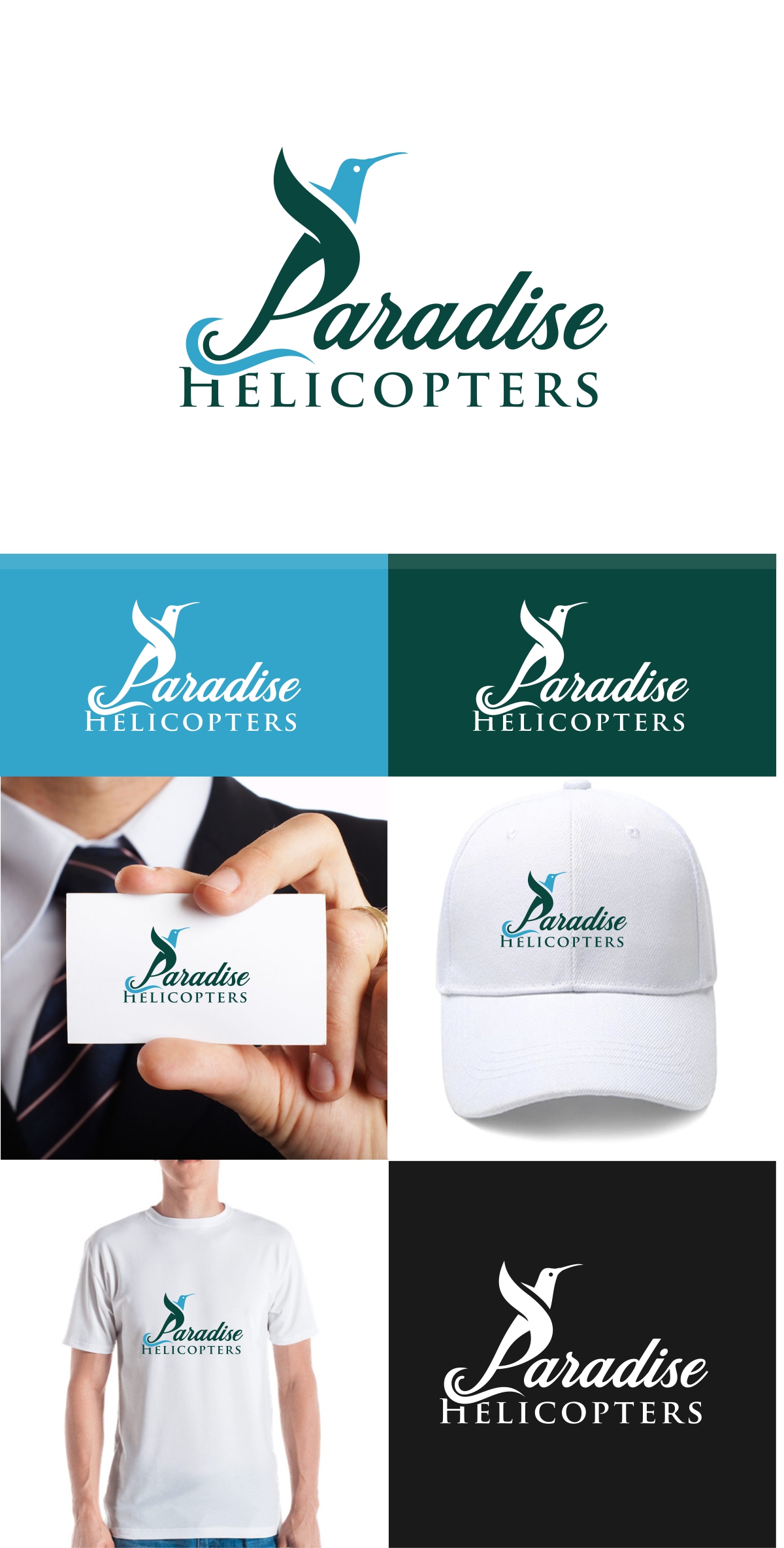Logo Design by fly  design for Paradise Helicopters | Design #28912204