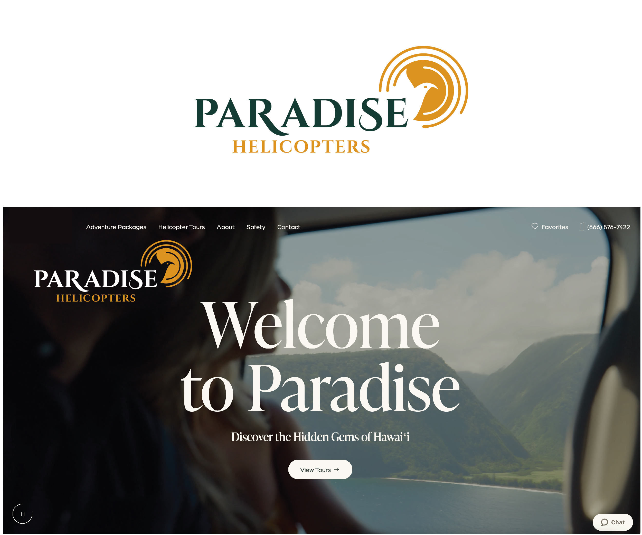 Logo Design by Designpool for Paradise Helicopters | Design #28923438