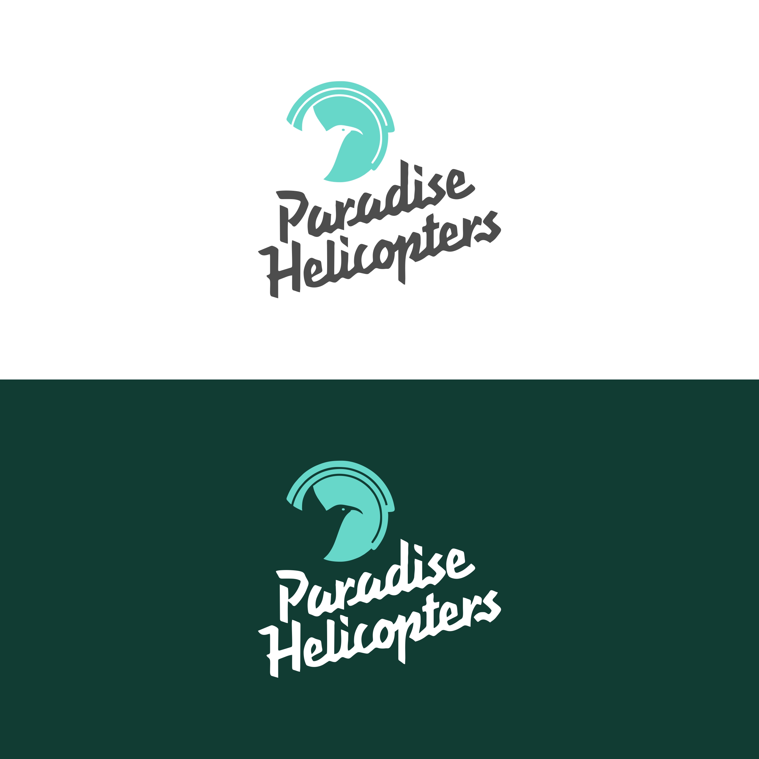 Logo Design by Rhibas for Paradise Helicopters | Design #28910860