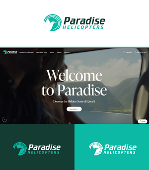 Logo Design by creativepix for Paradise Helicopters | Design: #28911304