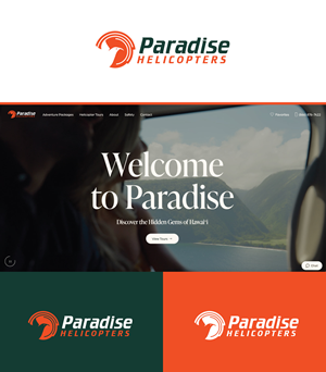 Logo Design by creativepix for Paradise Helicopters | Design: #28911305