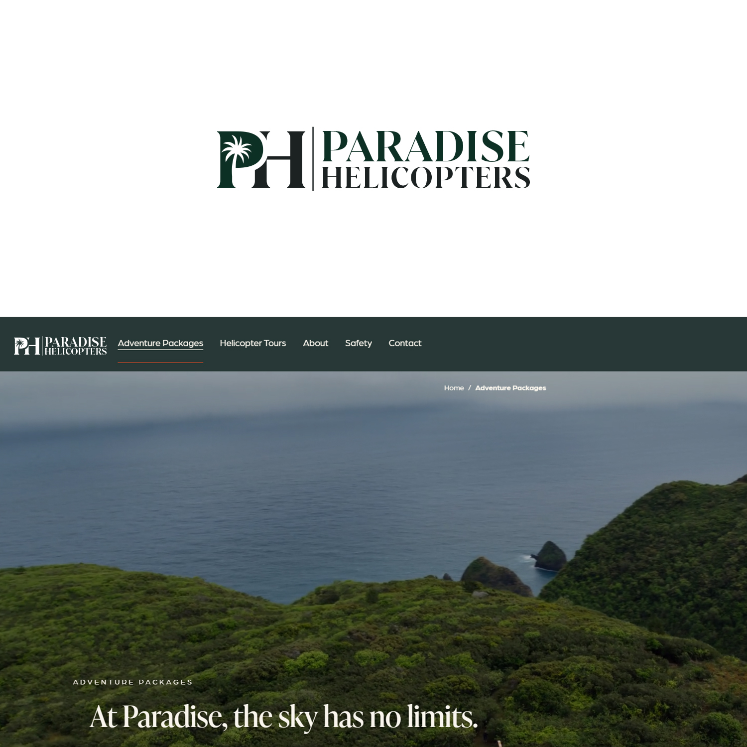 Logo Design by Maxo-Biz for Paradise Helicopters | Design #28912511
