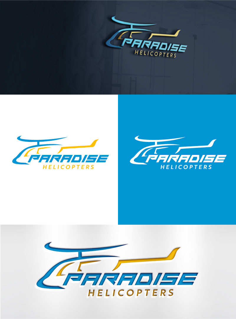 Logo Design by Pro_DesignMaster for Paradise Helicopters | Design #28933378