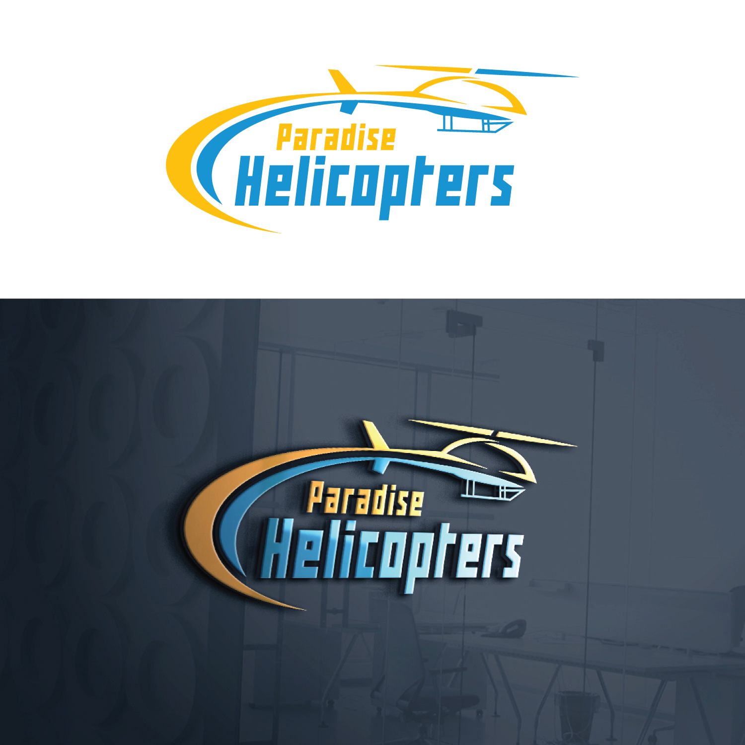 Logo Design by EnaGraph for Paradise Helicopters | Design #28929339
