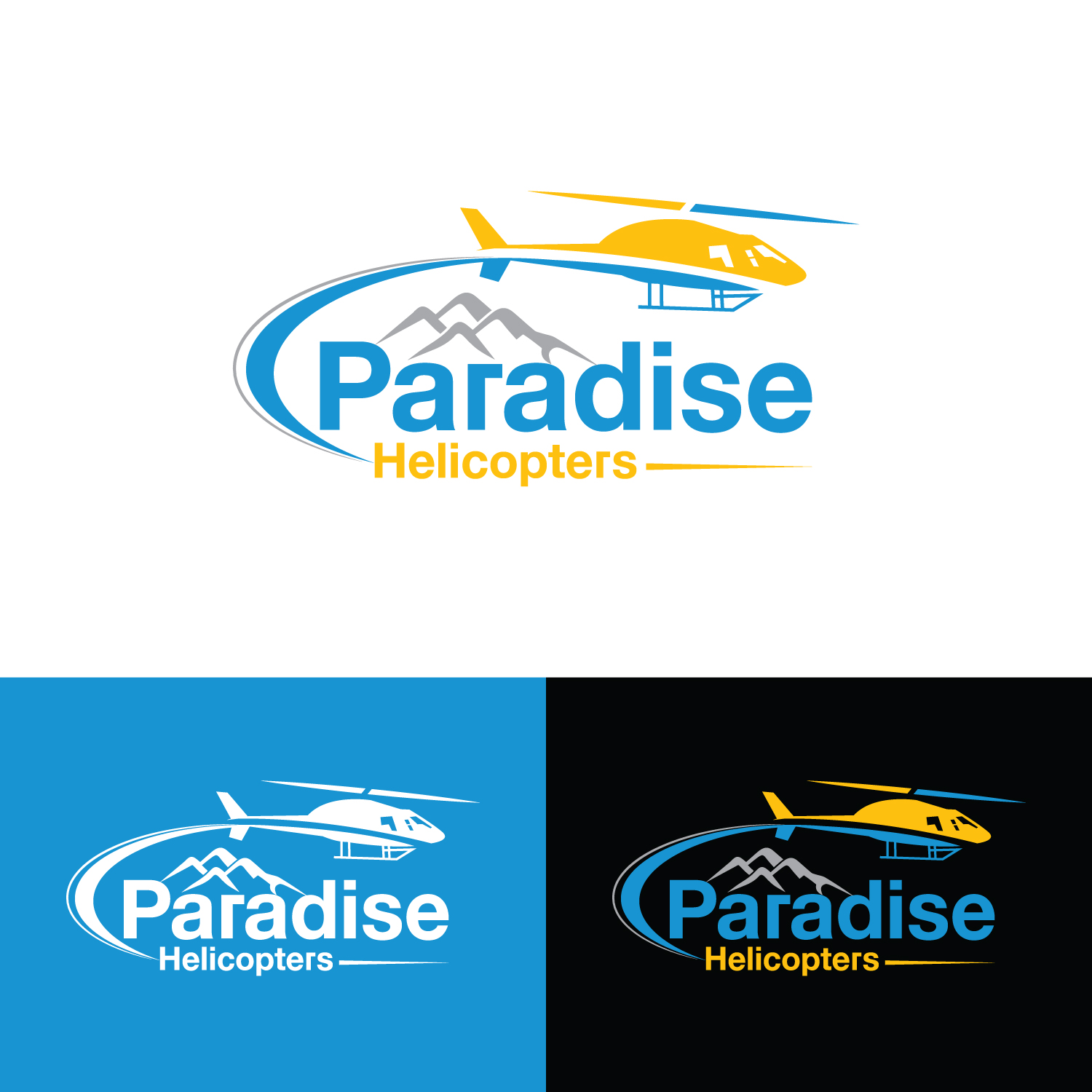 Logo Design by EnaGraph for Paradise Helicopters | Design #28929341