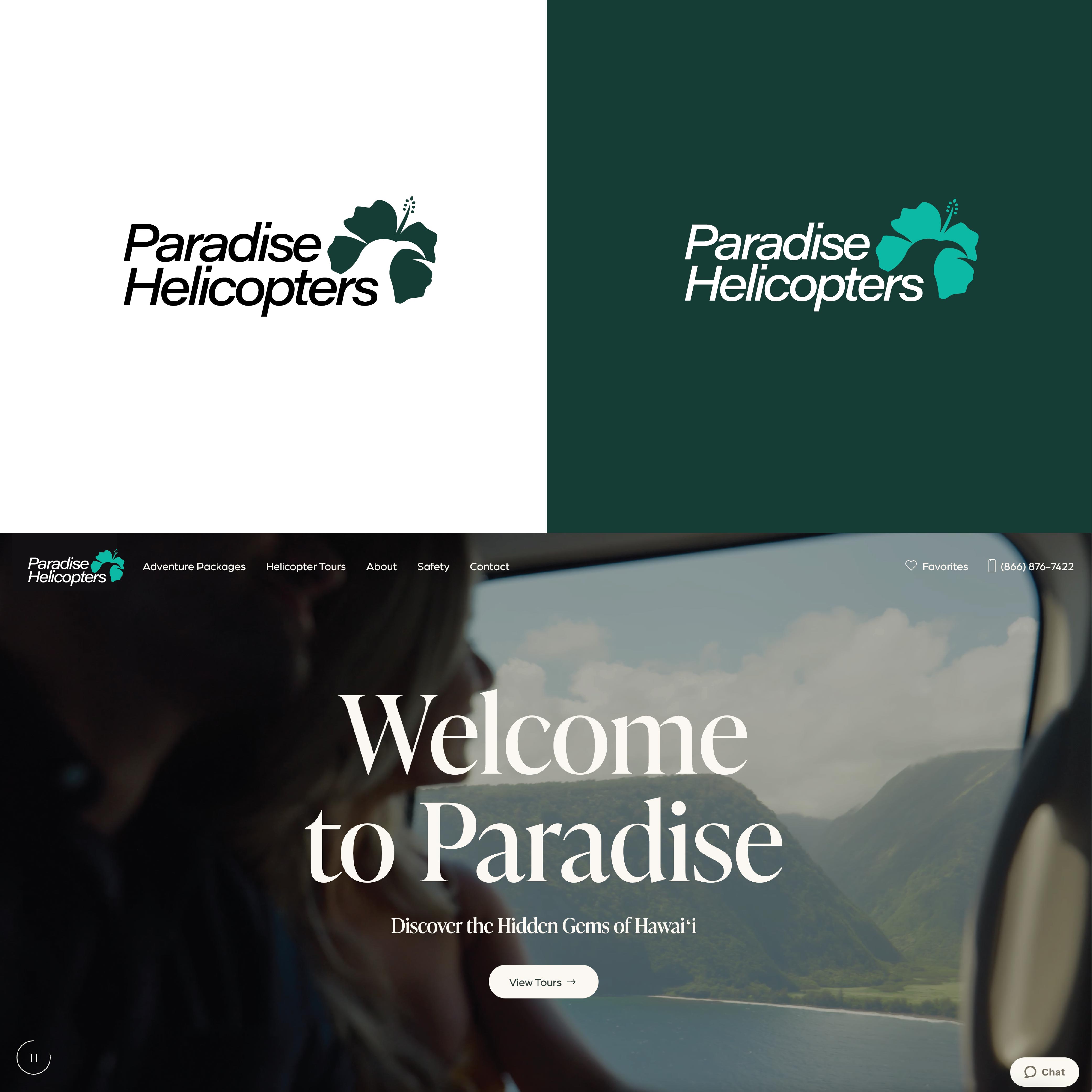 Logo Design by hector0811 for Paradise Helicopters | Design #28911323