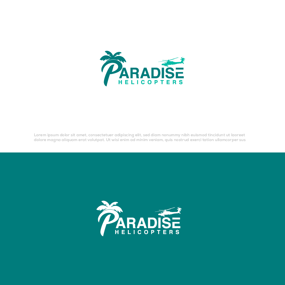 Logo Design by Aemidesigns for Paradise Helicopters | Design #28944309