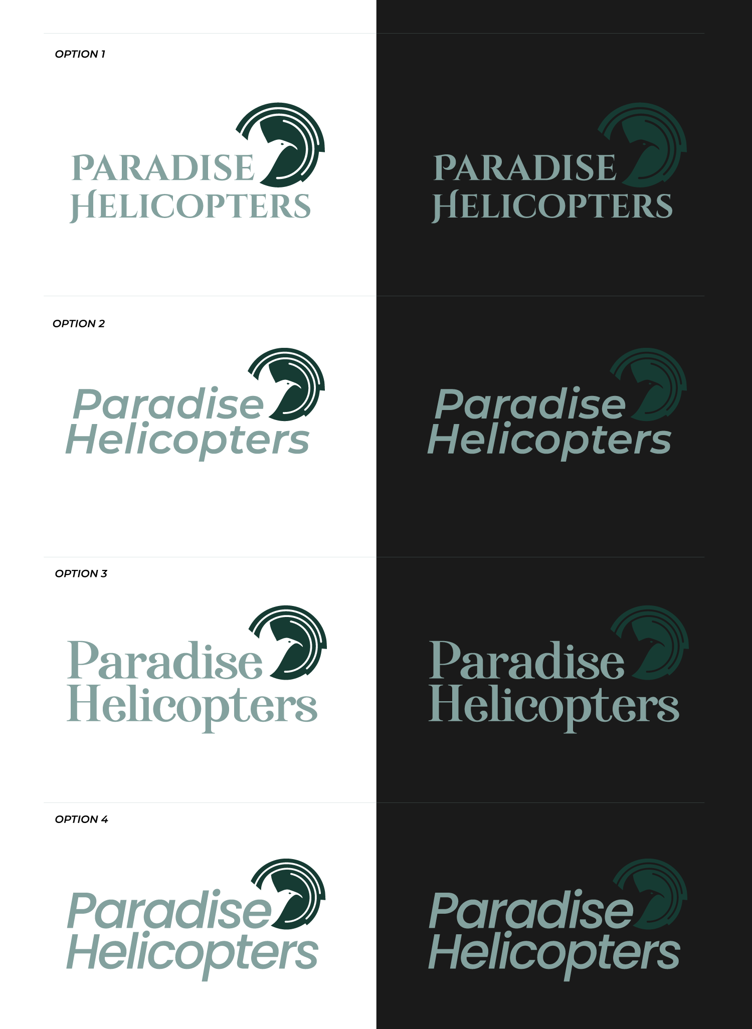 Logo Design by bright design for Paradise Helicopters | Design #28923195