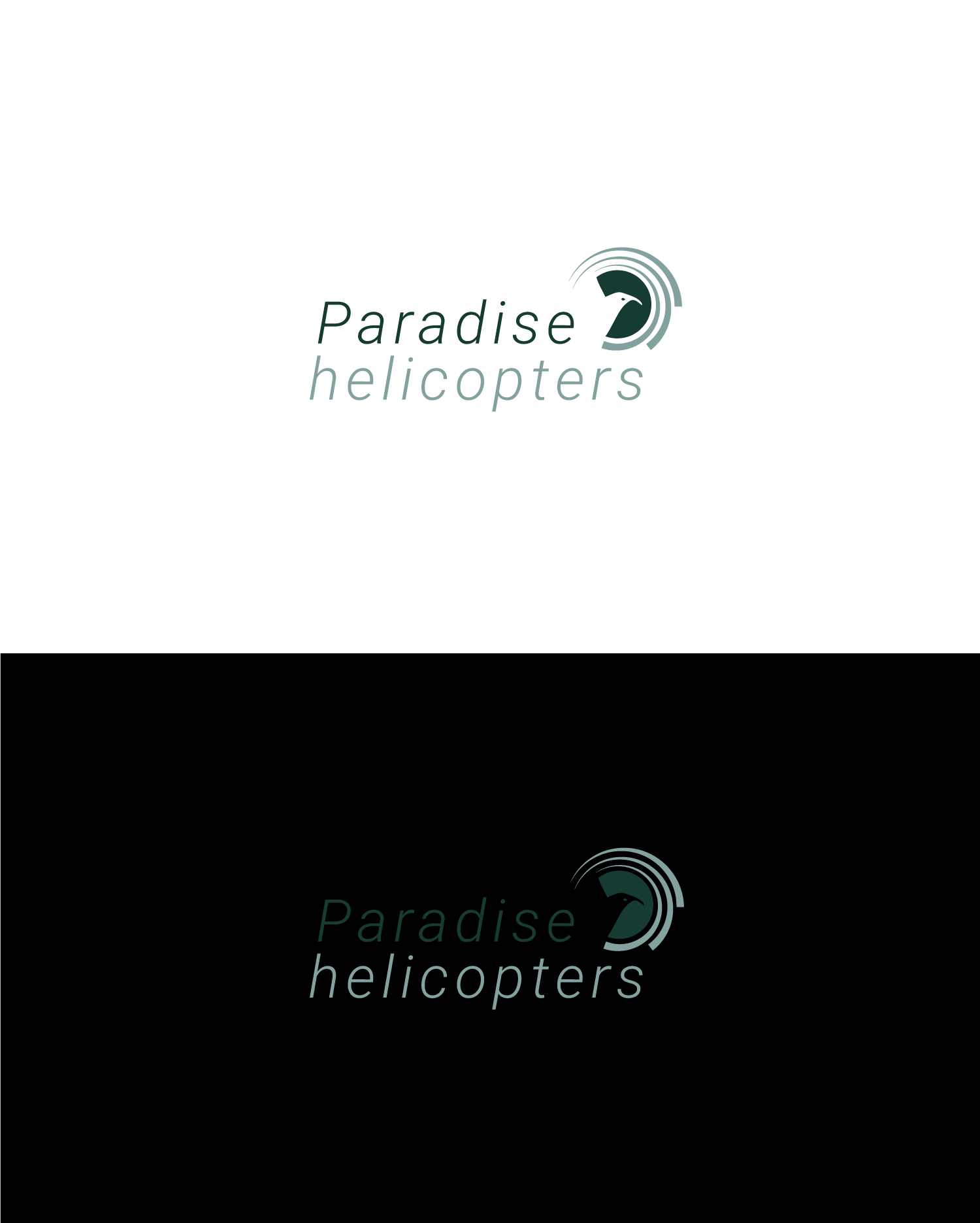 Logo Design by bright design for Paradise Helicopters | Design #28928722