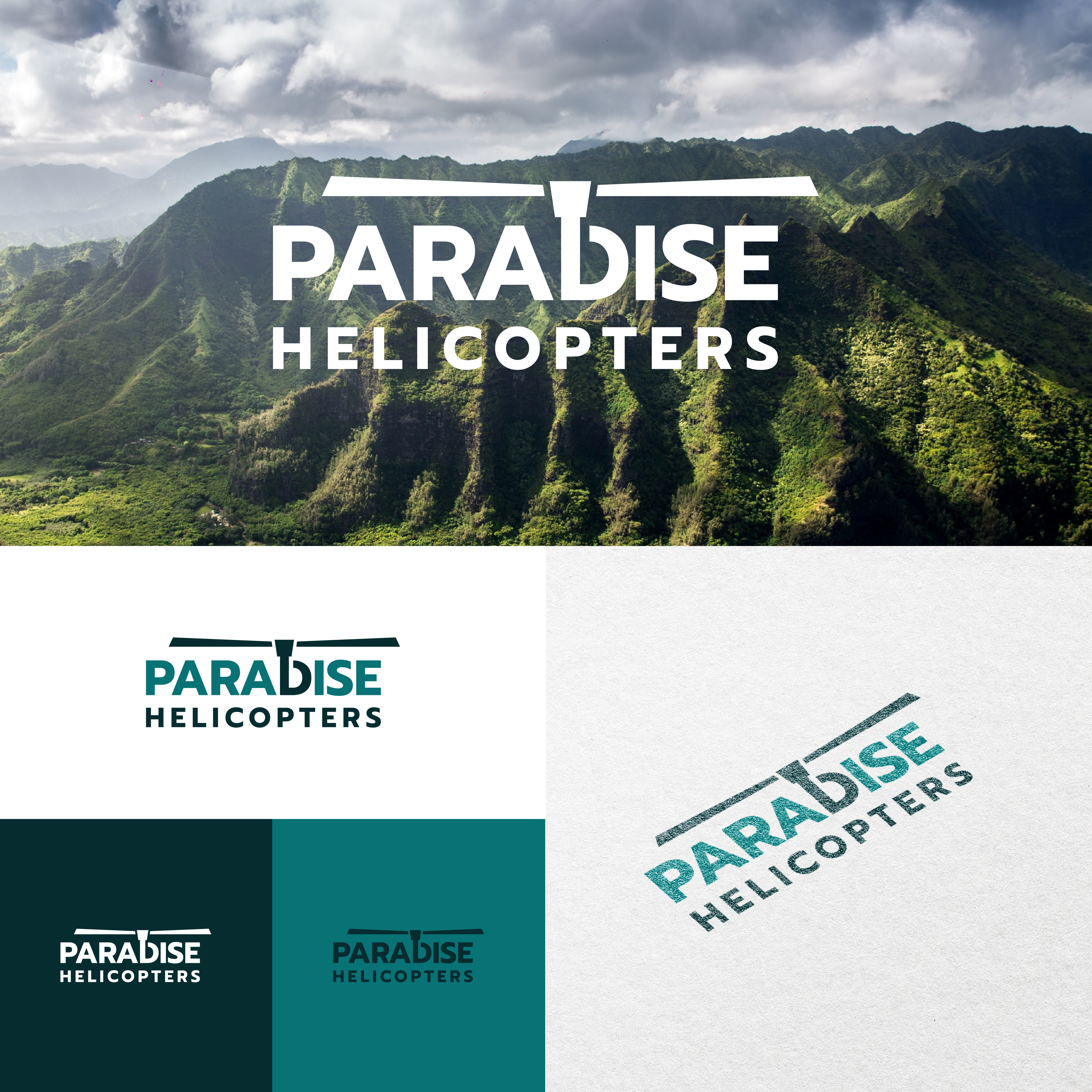 Logo Design by A.R.D.P for Paradise Helicopters | Design #28952348