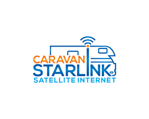 Caravan Starlink Satellite Internet | Logo Design by Atec