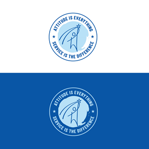 Attitude is Everything, Service is the Difference | Diseño de Logo por Sujit Banerjee