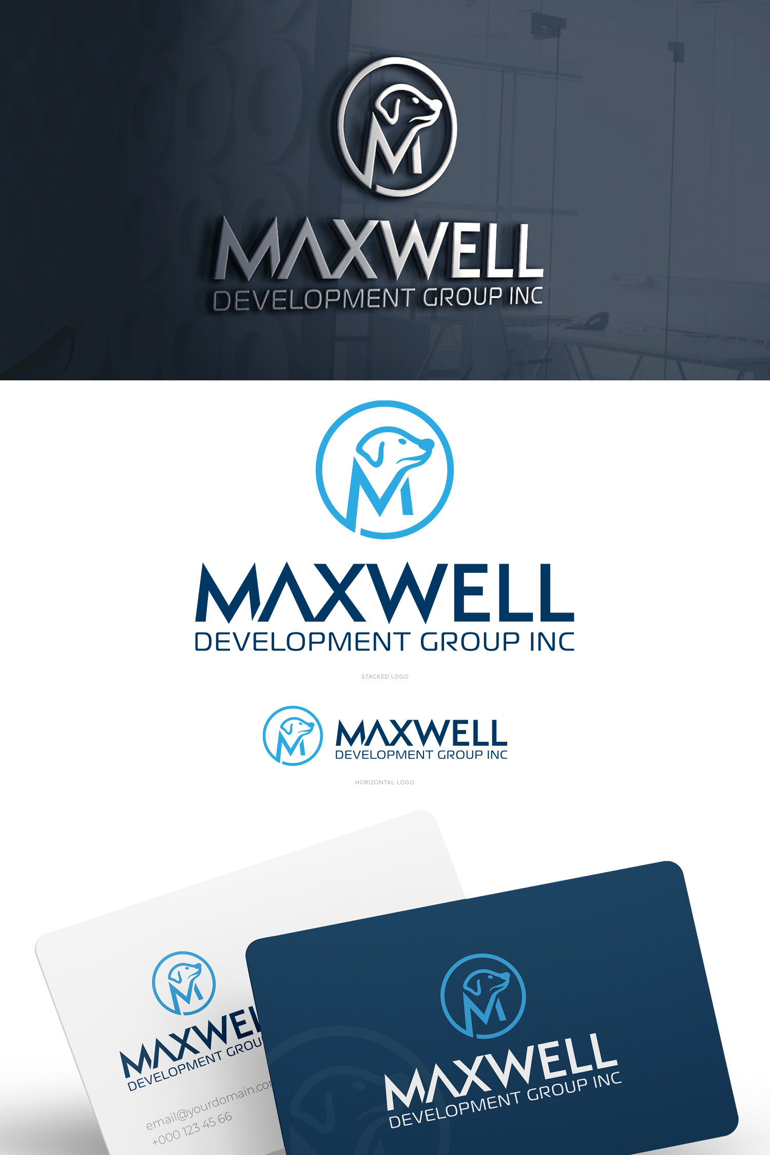 Logo Design by designbysy for Maxwell Development Group Inc | Design #28916439
