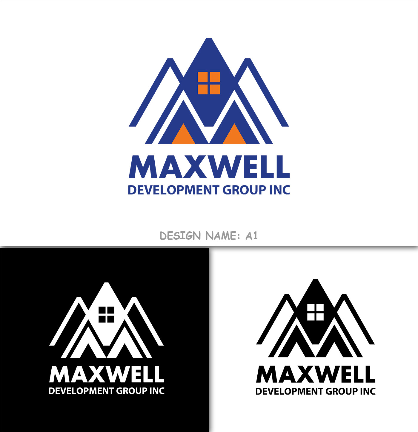 Logo Design by ElenaHong for Maxwell Development Group Inc | Design #28927542