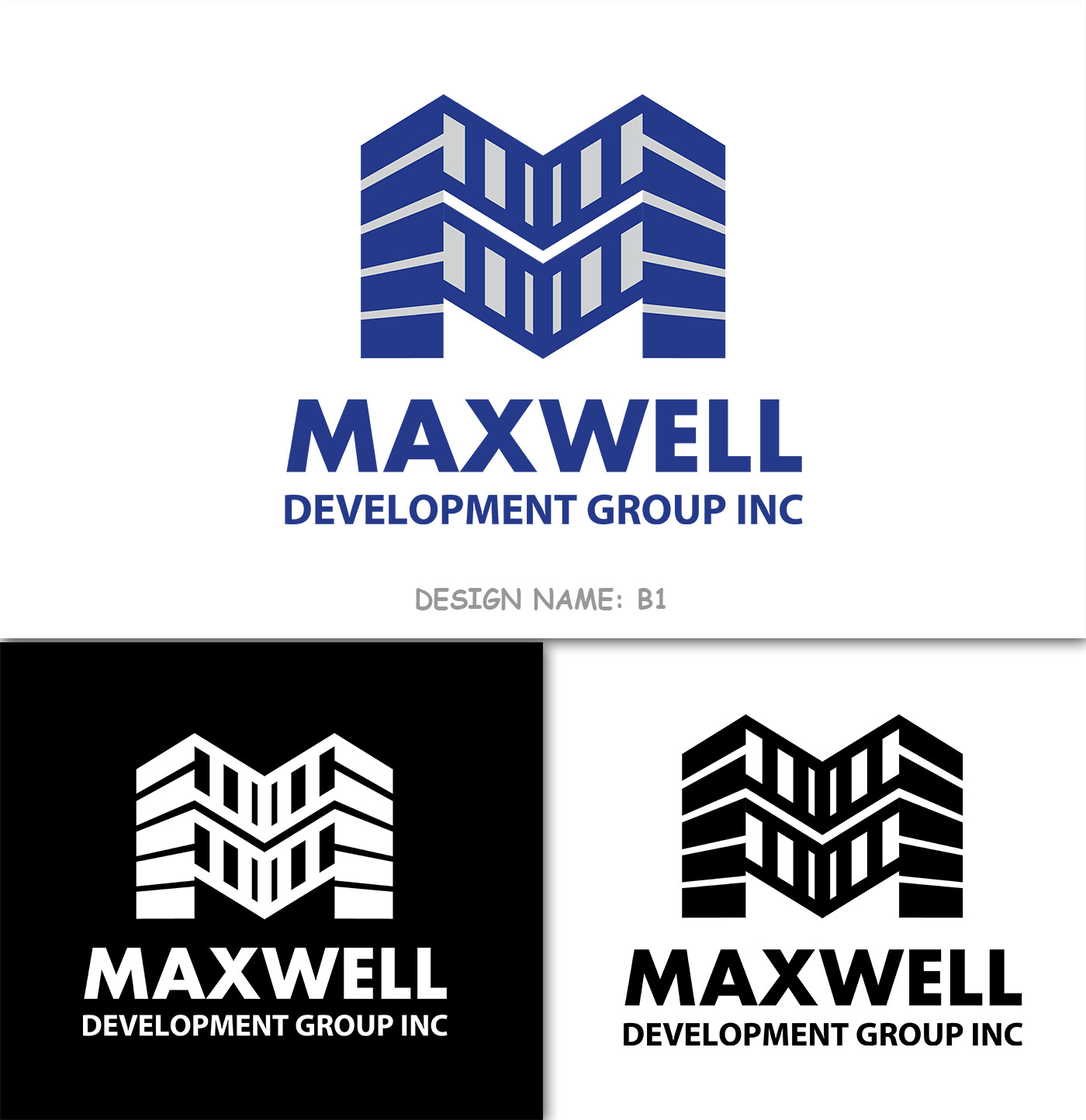 Logo Design by ElenaHong for Maxwell Development Group Inc | Design #28927686