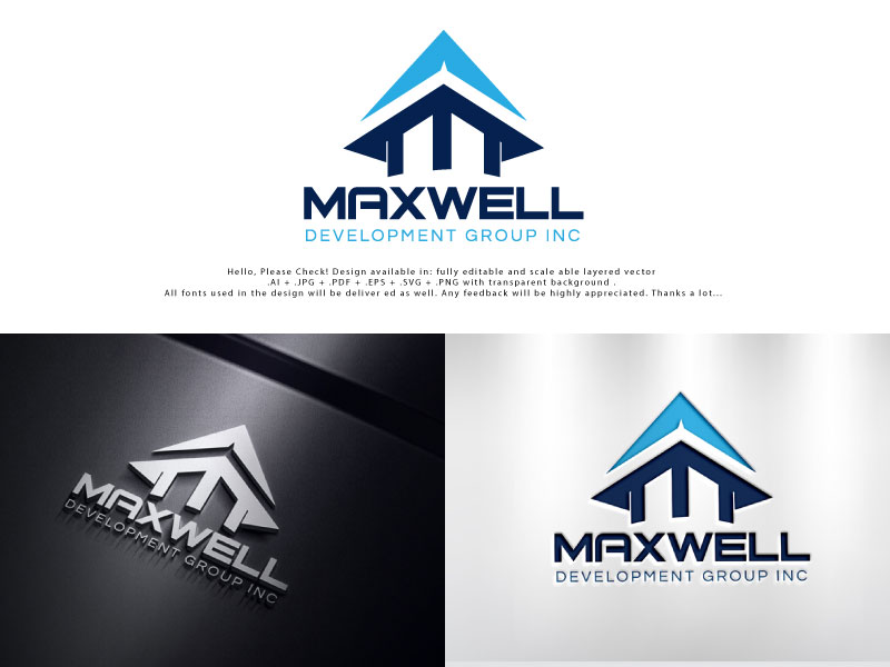 Logo Design by Pro_DesignMaster for Maxwell Development Group Inc | Design #28926470