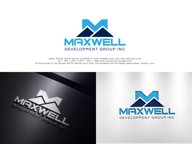 Logo Design by Pro_DesignMaster for Maxwell Development Group Inc | Design #28926767