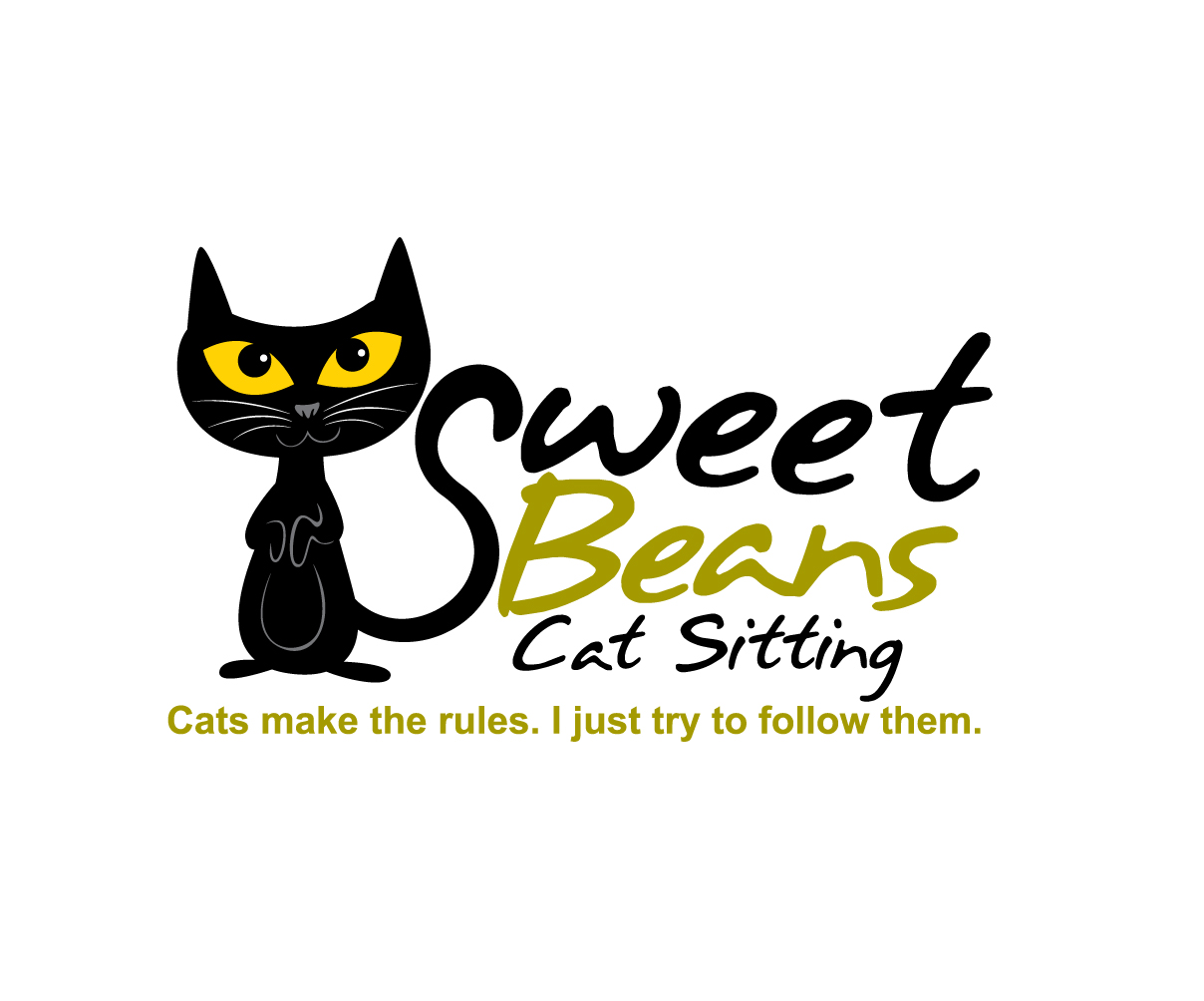 Logo Design by LogoPoko for Sweet Beans Cat Sitting | Design #28921894
