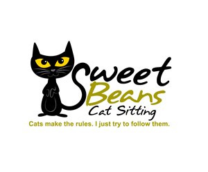 Logo Design by LogoPoko for Sweet Beans Cat Sitting | Design #28921894