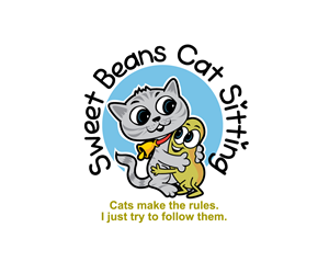 Logo-Design von LogoPoko für Sweet Beans Cat Sitting | Design: #28921895
