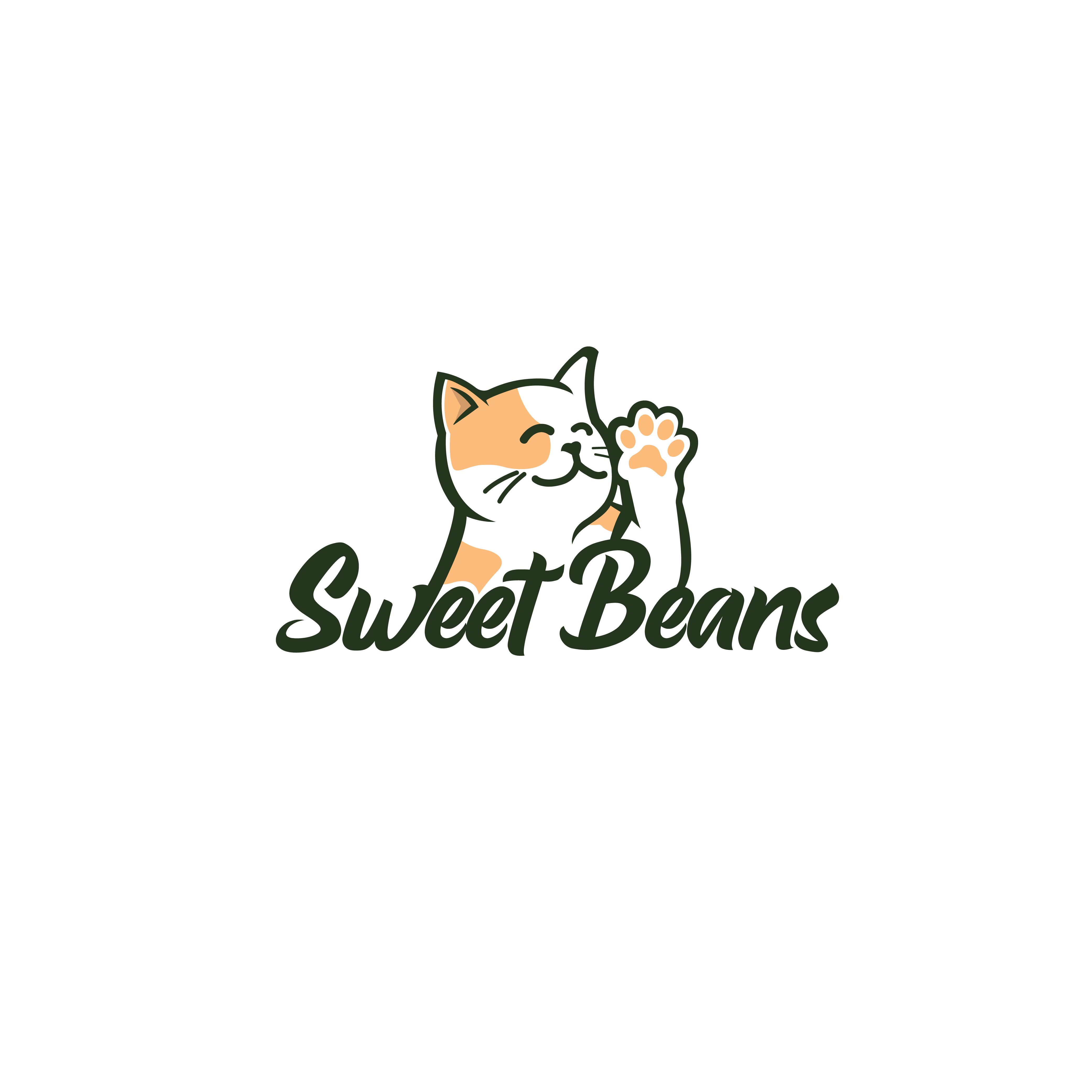 Logo Design by hector0811 for Sweet Beans Cat Sitting | Design #28930417
