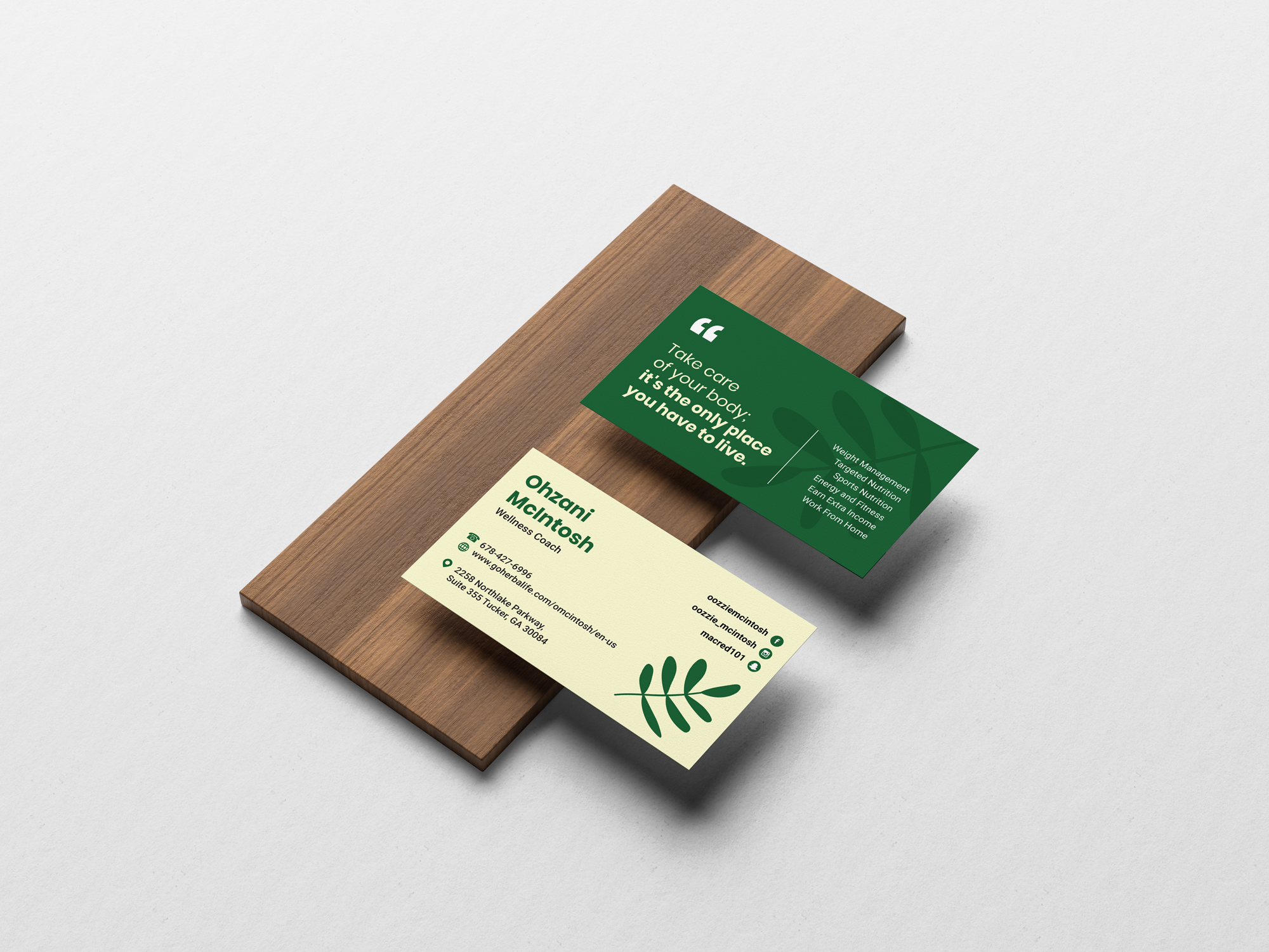 Business Card Design by JK18 for Herbalife Nutrition | Design #28916793