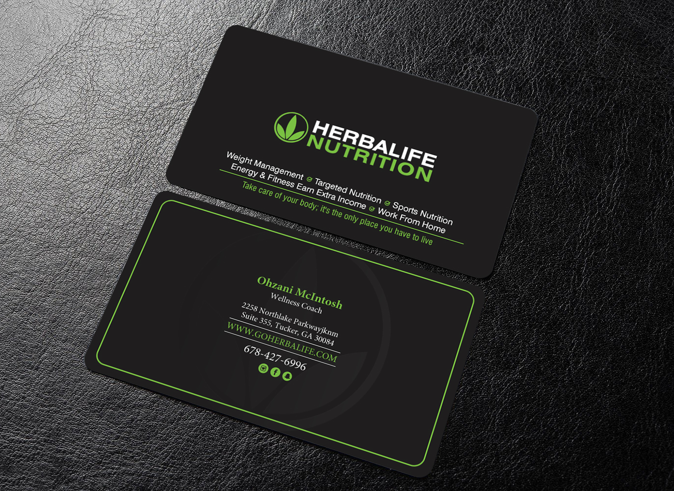 Business Card Design by chandrayaan.creative for Herbalife Nutrition | Design #28915940