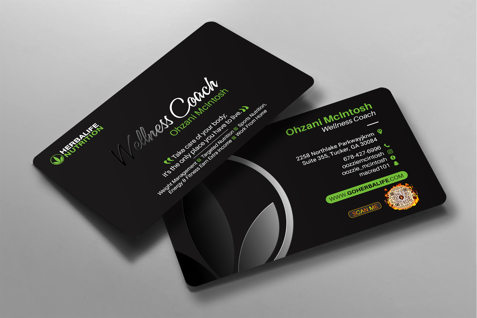 Visitenkarten-Design von chandrayaan.creative für Herbalife Nutrition | Design #28923980