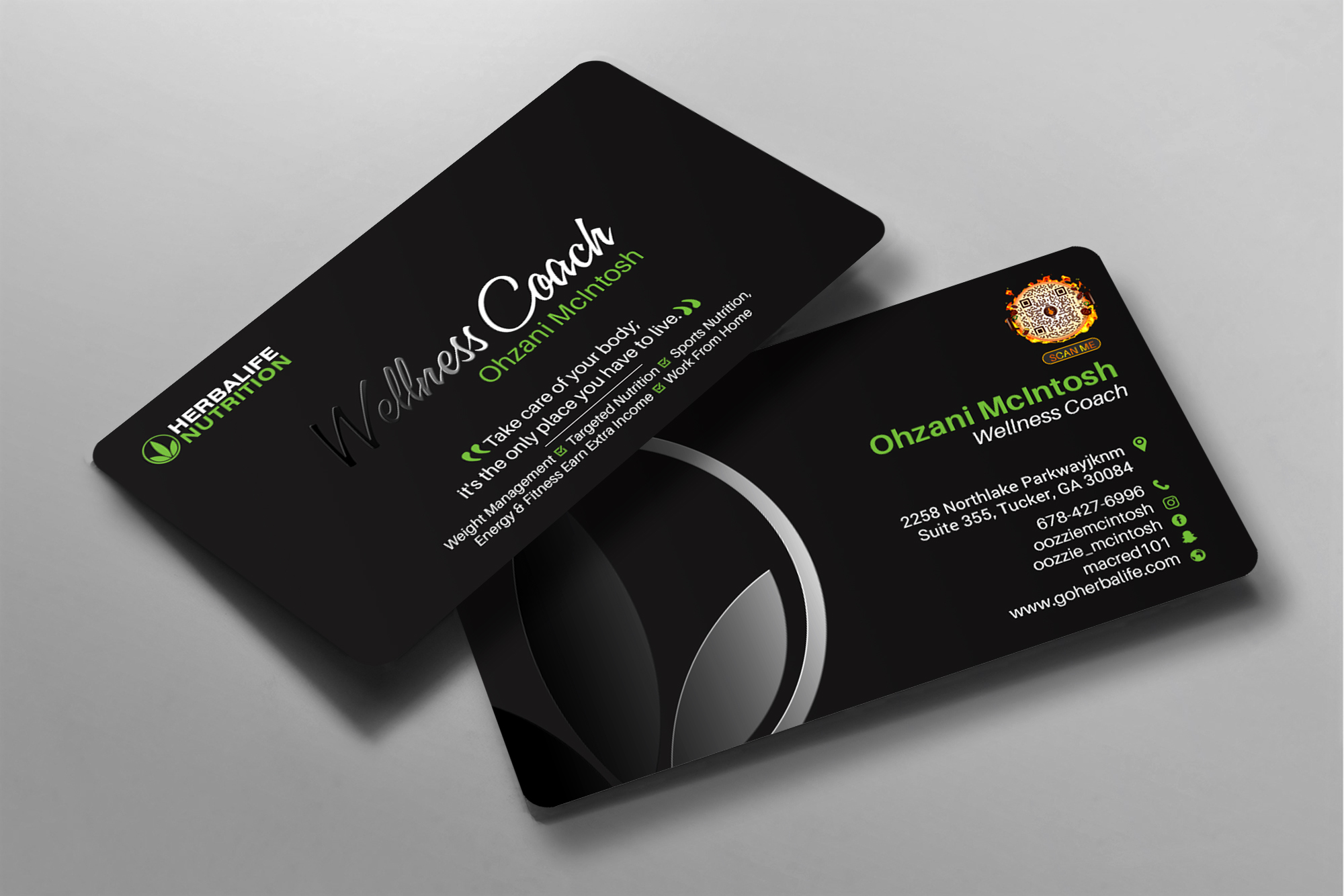 Visitenkarten-Design von chandrayaan.creative für Herbalife Nutrition | Design #28923982