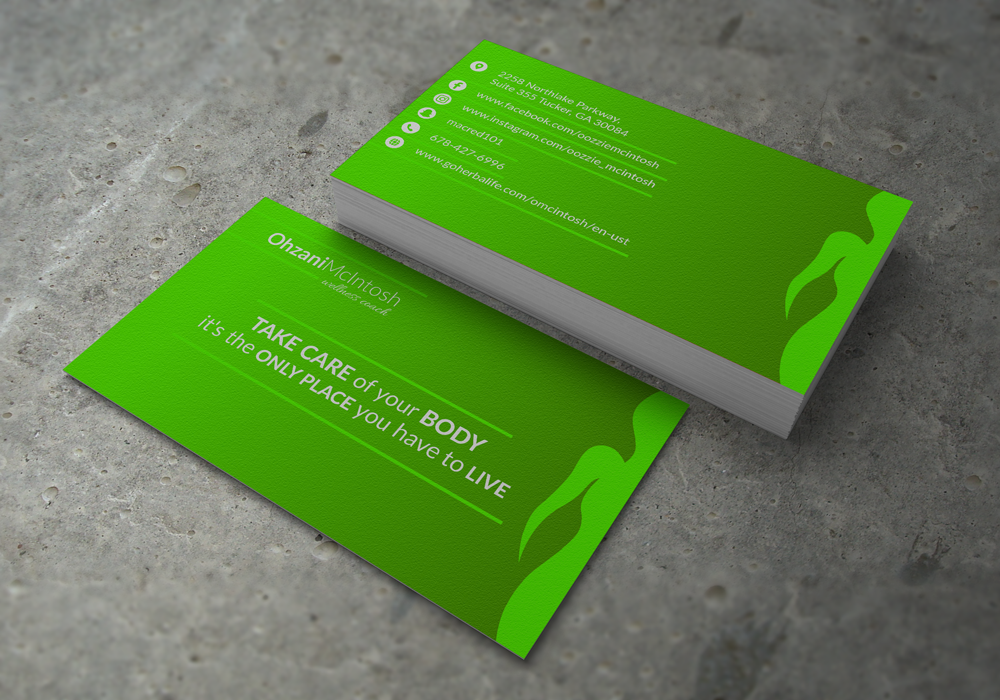 Visitenkarten-Design von Cre@8ive.Colors für Herbalife Nutrition | Design #28914539