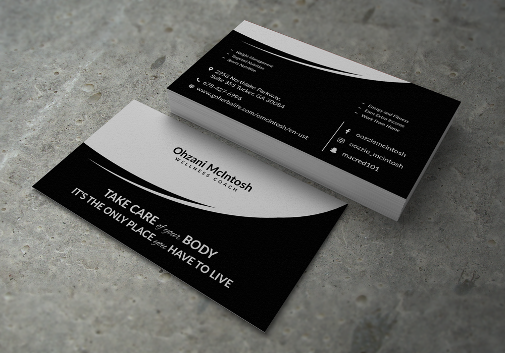 Business Card Design by Cre@8ive.Colors for Herbalife Nutrition | Design #28914698
