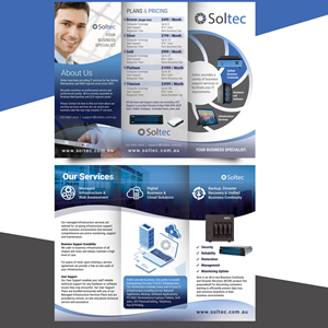 Soltec core services brochure | Diseño de Flyer por uk