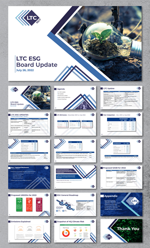 PowerPoint Design by artbitin for LTC Properties | Design #28924187